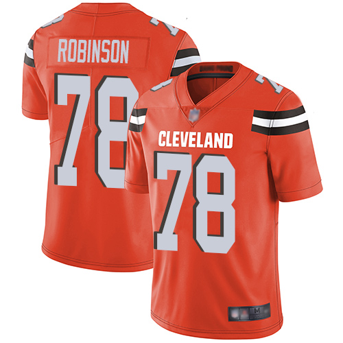 Cleveland Browns Greg Robinson Men Orange Limited Jersey #78 NFL Football Alternate Vapor Untouchable